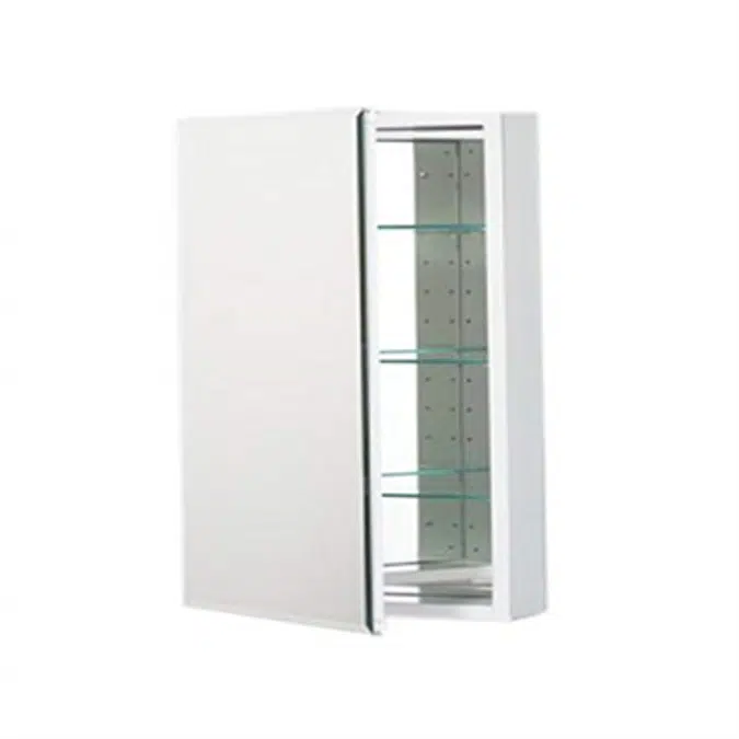 Robern PLM2030WB PL Series Flat Beveled Mirrored Door