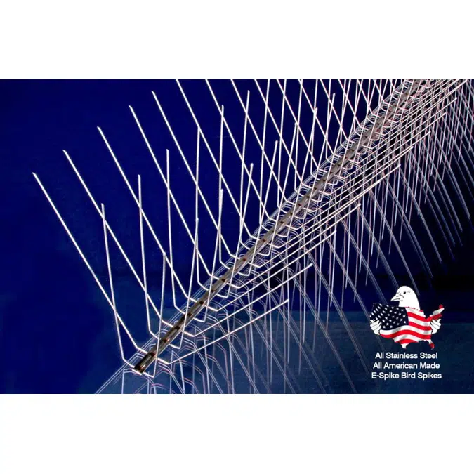 Nixalite® E-Spike All Stainless Steel Bird Spikes - E-Spike Full Row