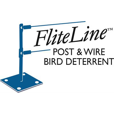 obraz dla Nixalite® FliteLine® Post & Wire Bird Deterrent