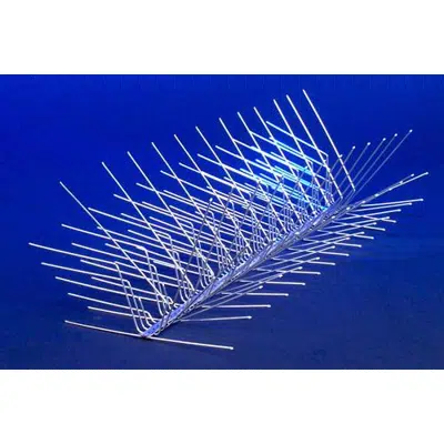 imagem para Premium Nixalite® All Stainless Steel Bird Spikes - Wall Mount