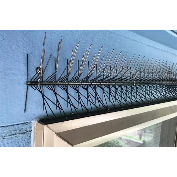 Premium Nixalite® All Stainless Steel Bird Spikes - Wall Mount