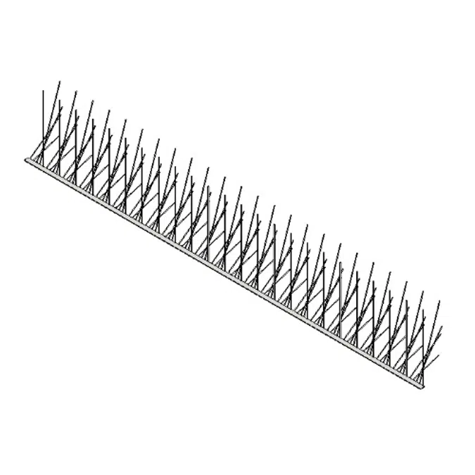 Premium Nixalite® All Stainless Steel Bird Spikes - Half Row Model H