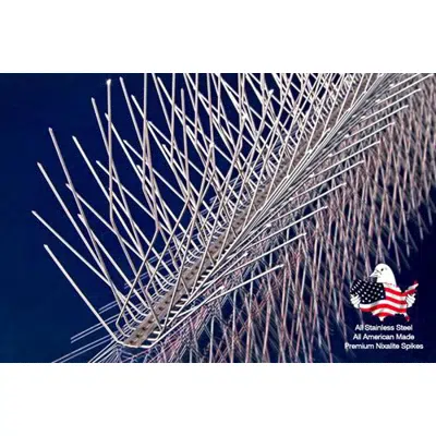 Premium Nixalite® All Stainless Steel Bird Spikes - Full Row Model S için görüntü