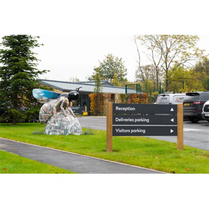 BIM objects - Free download! Exterior Wayfinding - Directional Sign ...