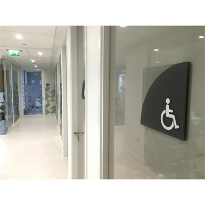 BIM objects - Free download! Door Sign - Permenant | BIMobject