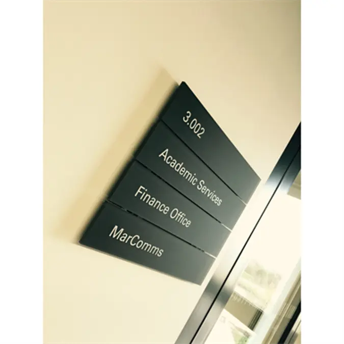 BIM objects - Free download! Door Sign - Permenant | BIMobject