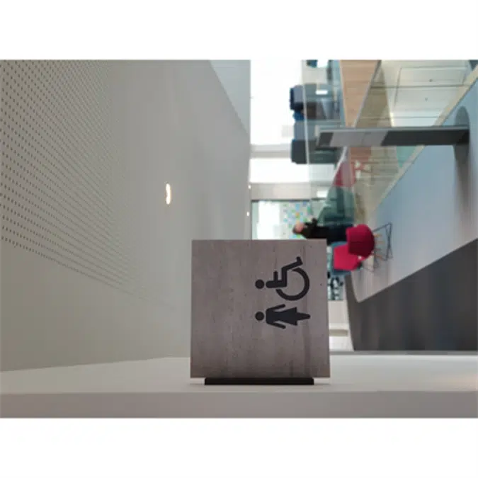 BIM objects - Free download! Wayfinding - Projecting Wall Sign | BIMobject
