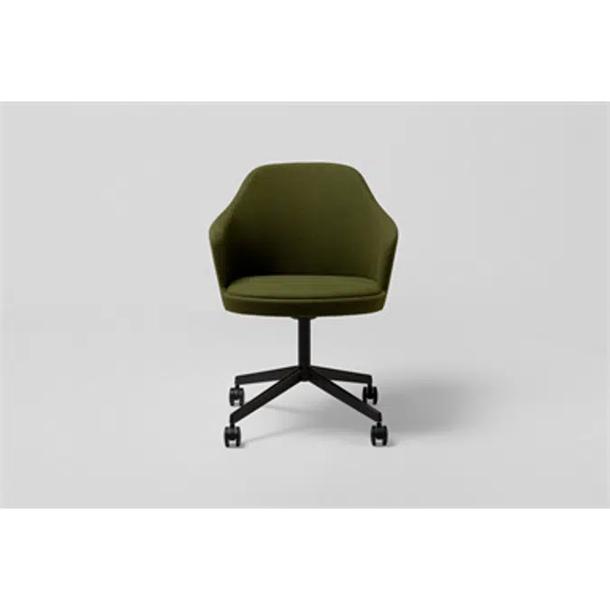 Kaiak confident armchair with castors