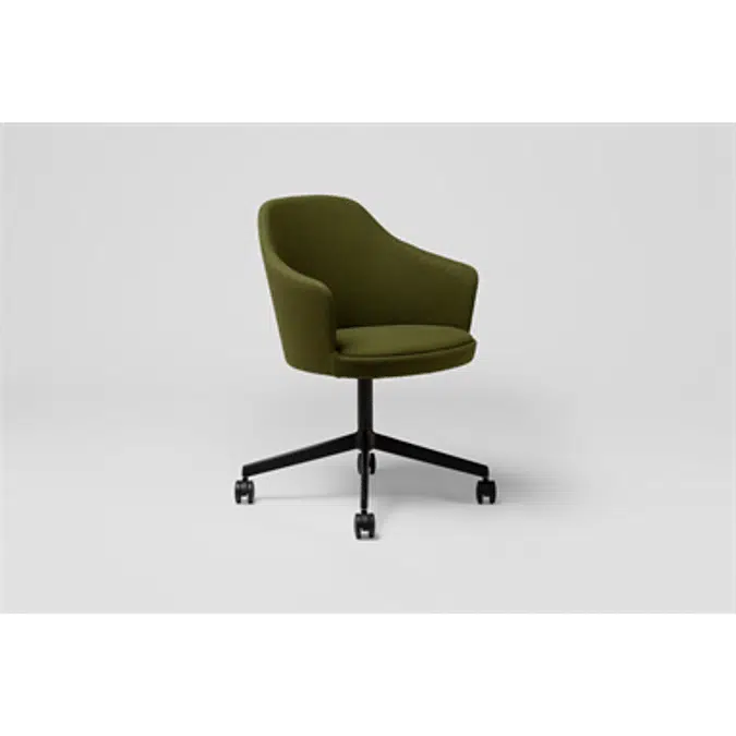 Kaiak confident armchair with castors