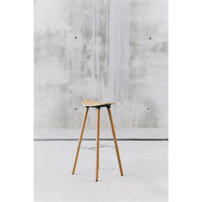 Tabouret Coma Wood moyen