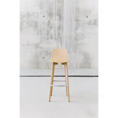 Image for Lottus Wood stool high