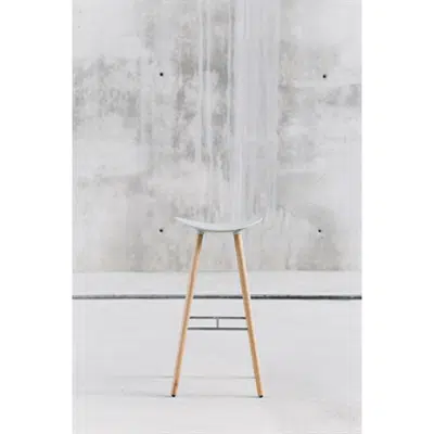 Coma Wood Stool high için görüntü