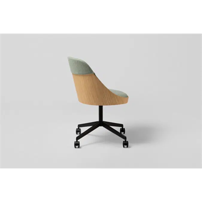 Kaiak confident chair with castors