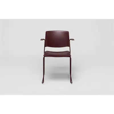 Image for Ema sledge chair with open backrest and arms