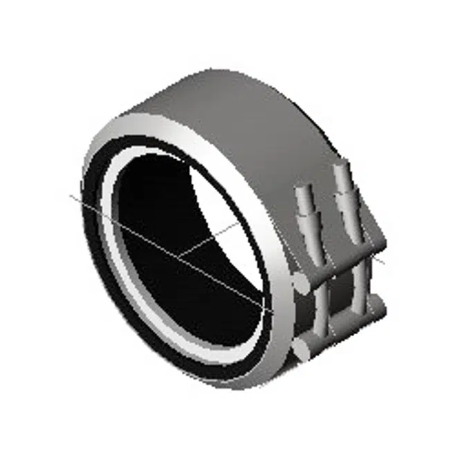 KIMAX Model 6661 Drainline Coupling Bead to Plain