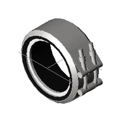 Image for KIMAX Model 6661 Drainline Coupling Bead to Plain