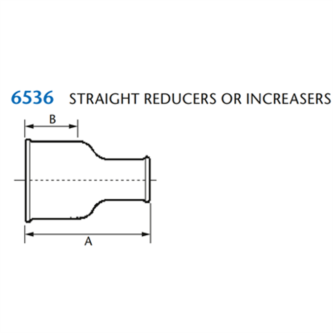 KIMAX Model 6536 Straight Pipe Reducer/Increaser