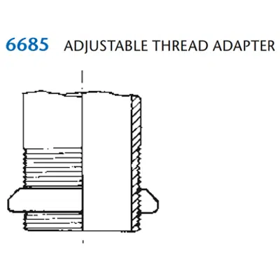 Image for KIMAX Model 6685 Adjustable Thread Adapter