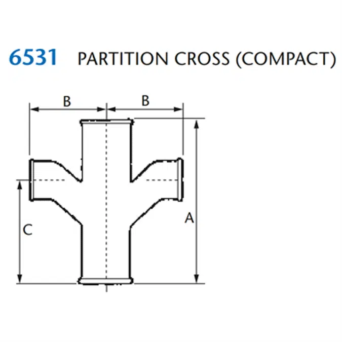 KIMAX Model 6531 Partition Cross (Compact)