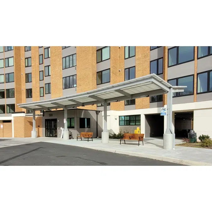 Structures Unlimited - Double Wing Canopy with Wide Column Spacing