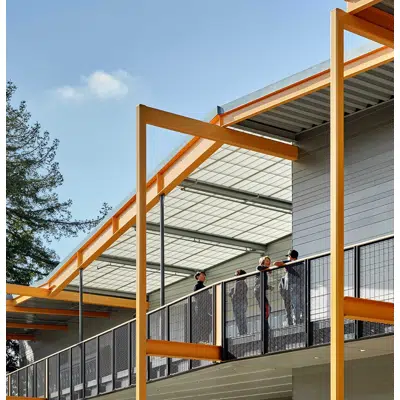 afbeelding voor Canopies - 4"  Kalwall 100 Supported Roof