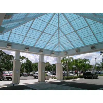 imagem para Structures Unlimited - Pyramid Skylight Horizontal Panels