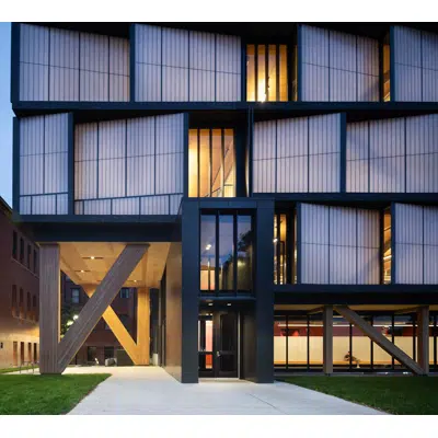 Imagem para Facades - Thermal Strut Unitized Curtain Wall Systems}