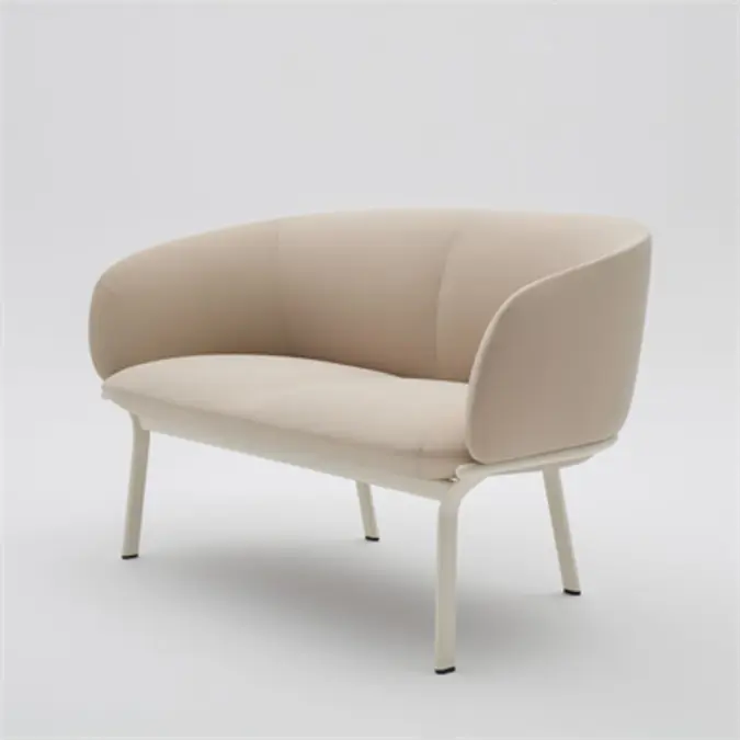 BIM objects - Free download! Grace 2 seater sofa GR02 | BIMobject