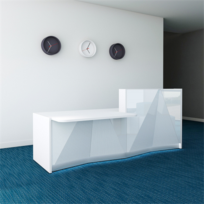 BIM objects Free download! RECEPTION DESK ALPA low BIMobject