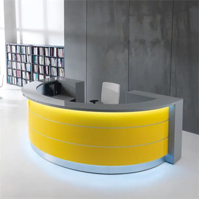 BIM objects Free download! RECEPTION DESK VALDE arch high 01 BIMobject