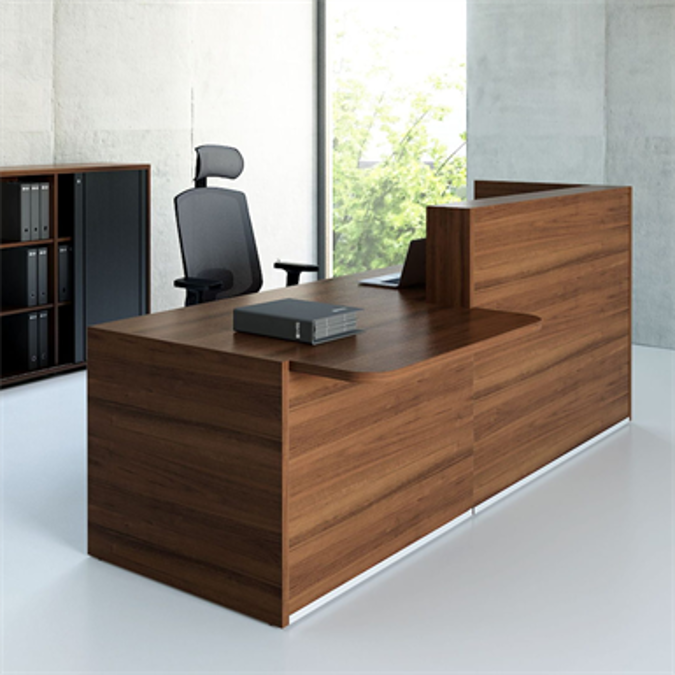 BIM objects Free download! RECEPTION DESK TERA low BIMobject