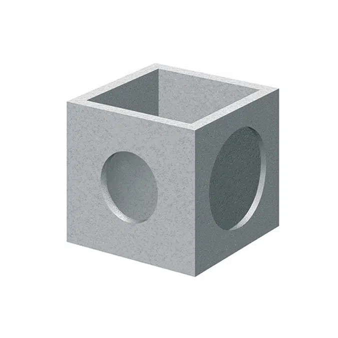 Pozzetto Normale - normal Shaft in vibrocompressed concrete