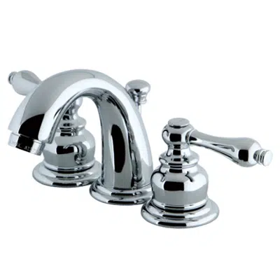 Image for Kingston Brass KB91AL Victorian Mini Widespread Lavatory Faucet with Brass Pop-Up