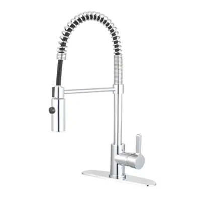 Image for Kingston Brass LS877CTL Continental Kitchen Faucet with Pull-Down Sprayer