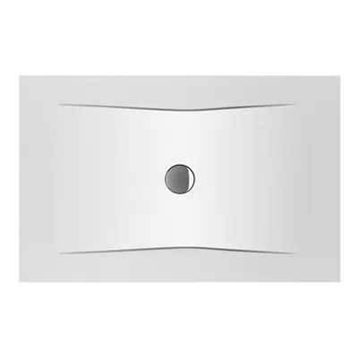 billede til PURE Steel shower tray 1200 x 800 mm