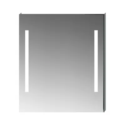 afbeelding voor CLEAR Mirror with LED lighting 70x81 cm 