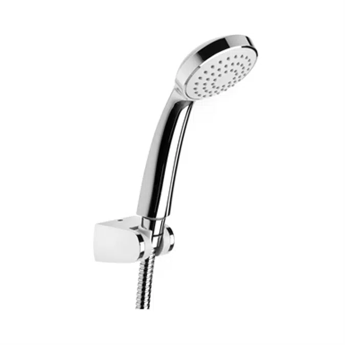 RIO Shower set (Ø 100, hand shower, chromed shower hose, shower holder)