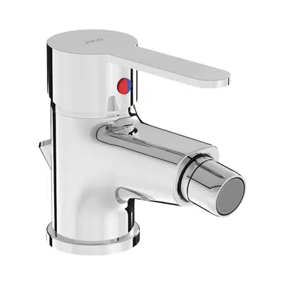 LYRA SMART Single lever bidet mixer, with plastic pop-up waste, chrome图像