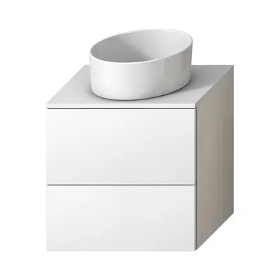 Image for MIO N Vanity unit under washtop 61cm for WB bowls, 2 drawers