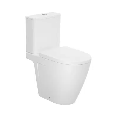 imagem para CUBITO STYLE WC combi pan, semi-back to wall, vario outlet, Vortex/Rimless