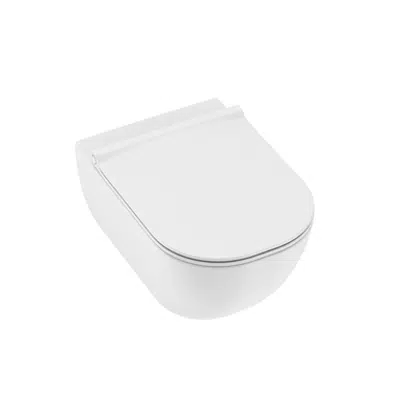 Obrázek pro WC závěsné bez oplachového kruhu, hluboké splachování 4,5/3l (včetně instalační sady Easyfit)