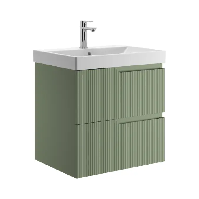 CUBITO STYLE Vanity unit for washbasin 615 mm, 2 drawers