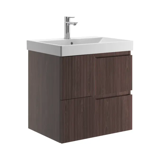 CUBITO STYLE Vanity unit for washbasin 615 mm, 2 drawers