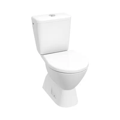 Image pour LYRA PLUS WC combi, rimless, vertical outlet