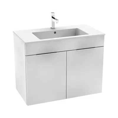 Obrázek pro CUBE Vanity unit 790 mm with two doors incl. washbasin 80 x 43 cm