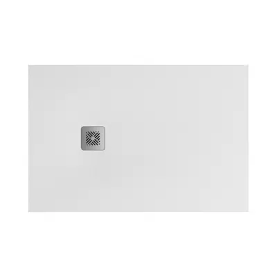 Image for SELINA Shower tray rectangular, cast marble, incl. stainless siphon cover