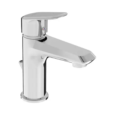 Bild für TALAS TRENDY Single lever basin mixer, fixed spout 105 mm, with metal pop-up waste, flow rate 5 l/min, chrome