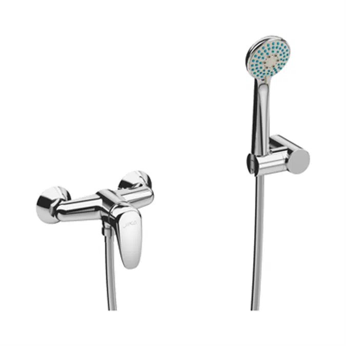 DEEP by JIKA Wall-hung shower faucet with shower set