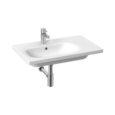 Image for MIO N Asymmetric washbasin, 75 cm, right