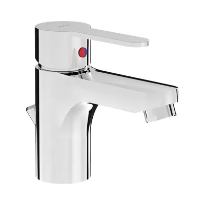 Image for LYRA SMART Single lever basin mixer, fixed spout 107 mm, with metal pop-up waste, flow rate 5 l/min, chrome